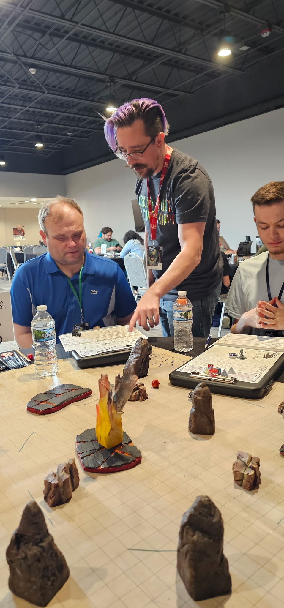 Players at a Chronicles of Myth convention demo